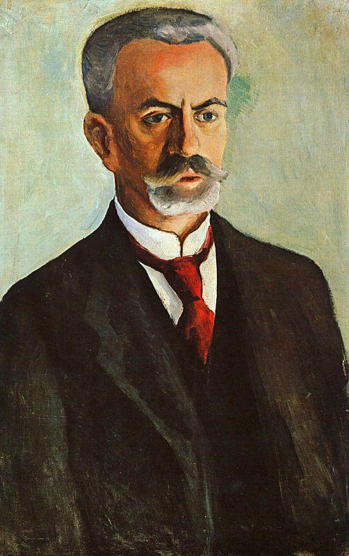 August Macke Portrait of Bernhard Koehler